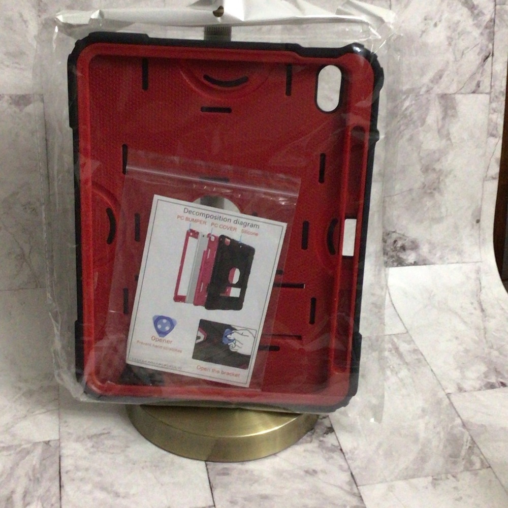 Red and Black Tablet Case, iPad case